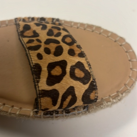 Soludus Sandles cheetah print NWOT 9.5 espadrilles - Picture 5 of 6